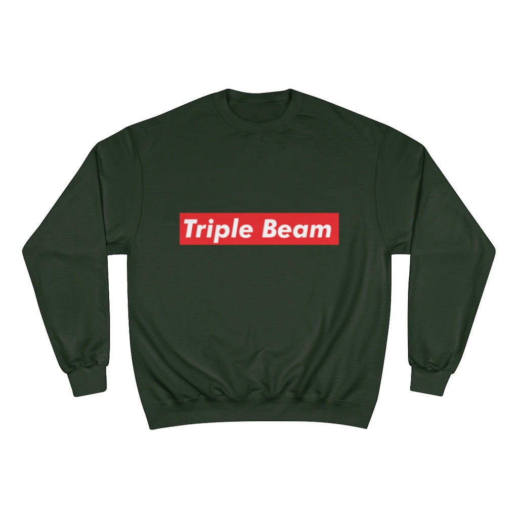 Triple Beam Unisex Champion Sweatshirt