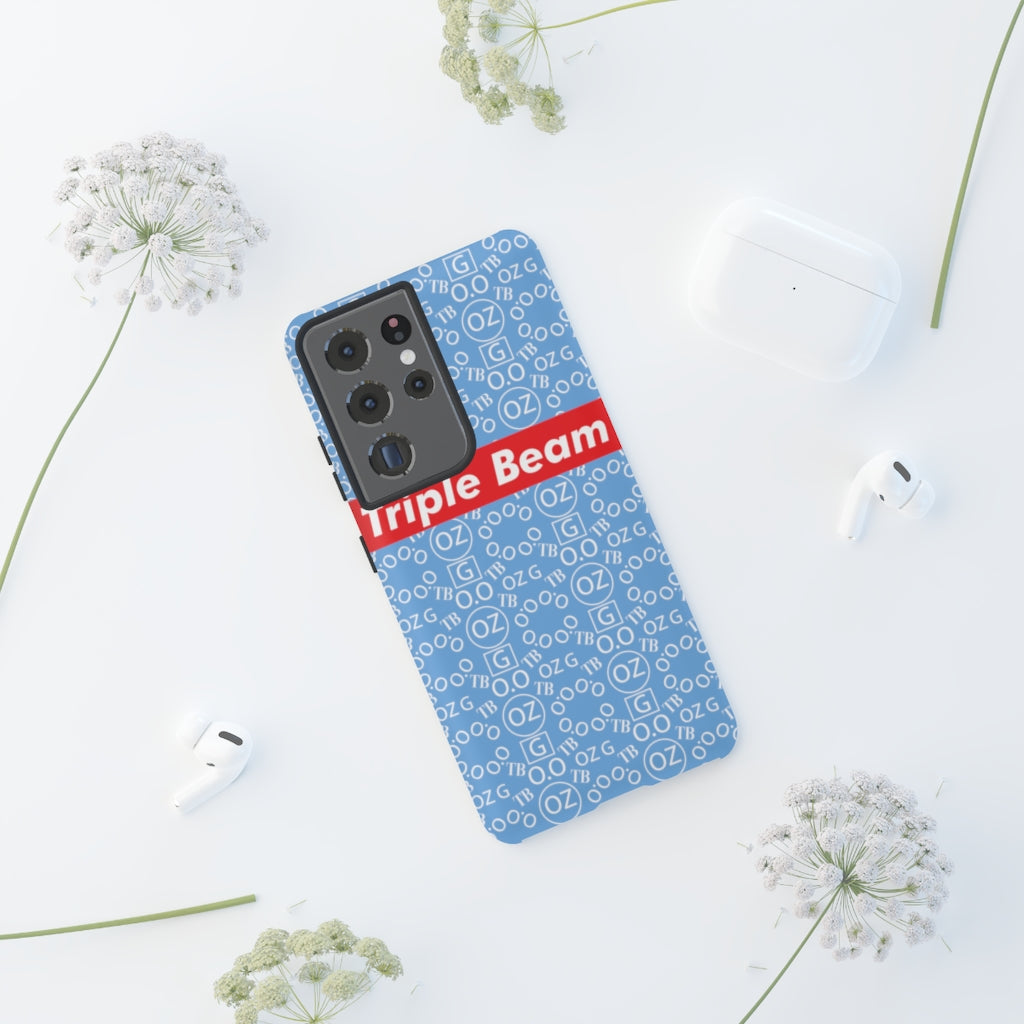 Light Blue Triple Beam Tough Cases