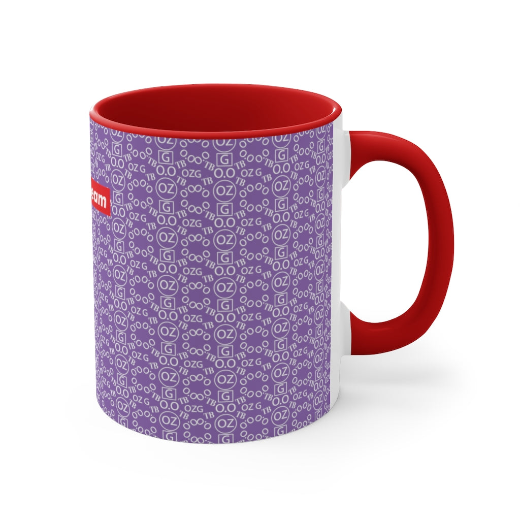 Light Purple Triple Beam Accent Mug