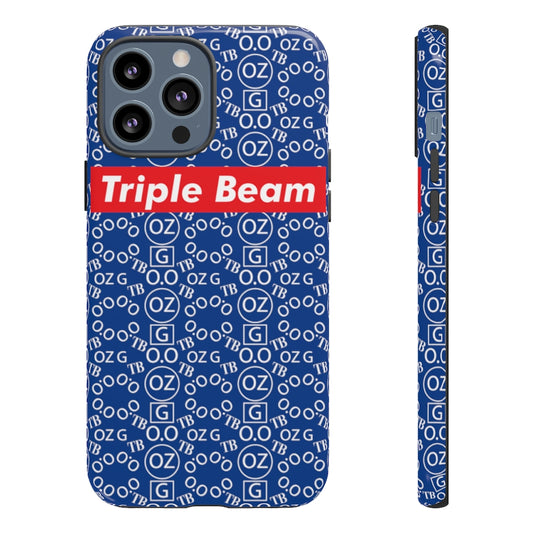 Dark Blue Triple Beam Tough Cases