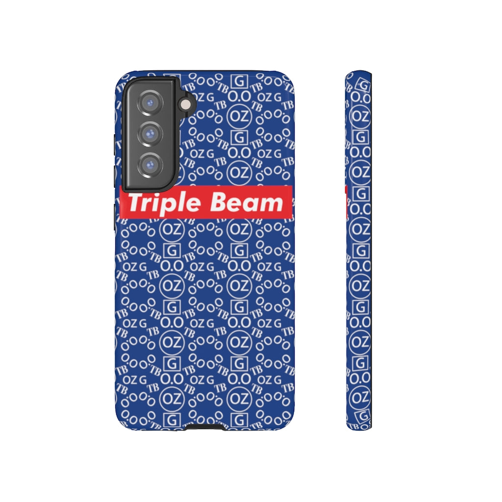 Dark Blue Triple Beam Tough Cases