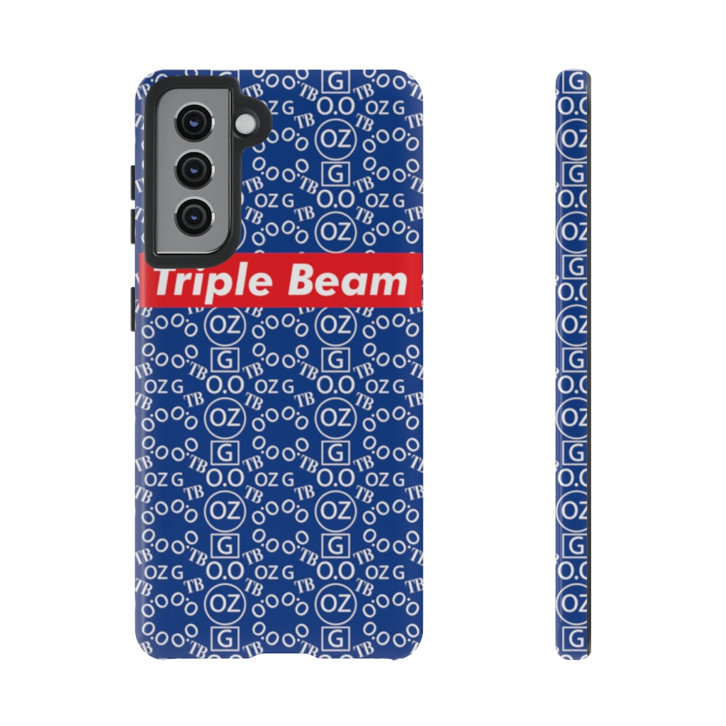 Dark Blue Triple Beam Tough Cases