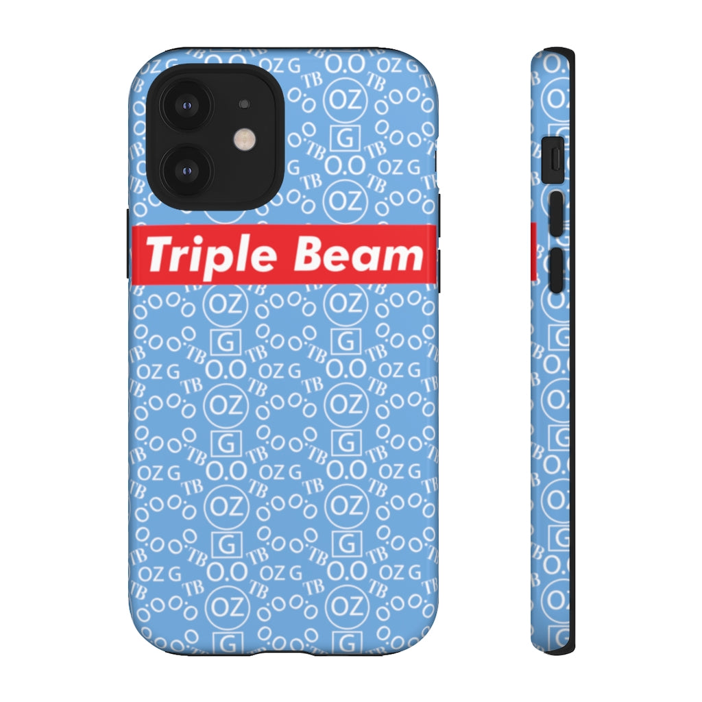 Light Blue Triple Beam Tough Cases