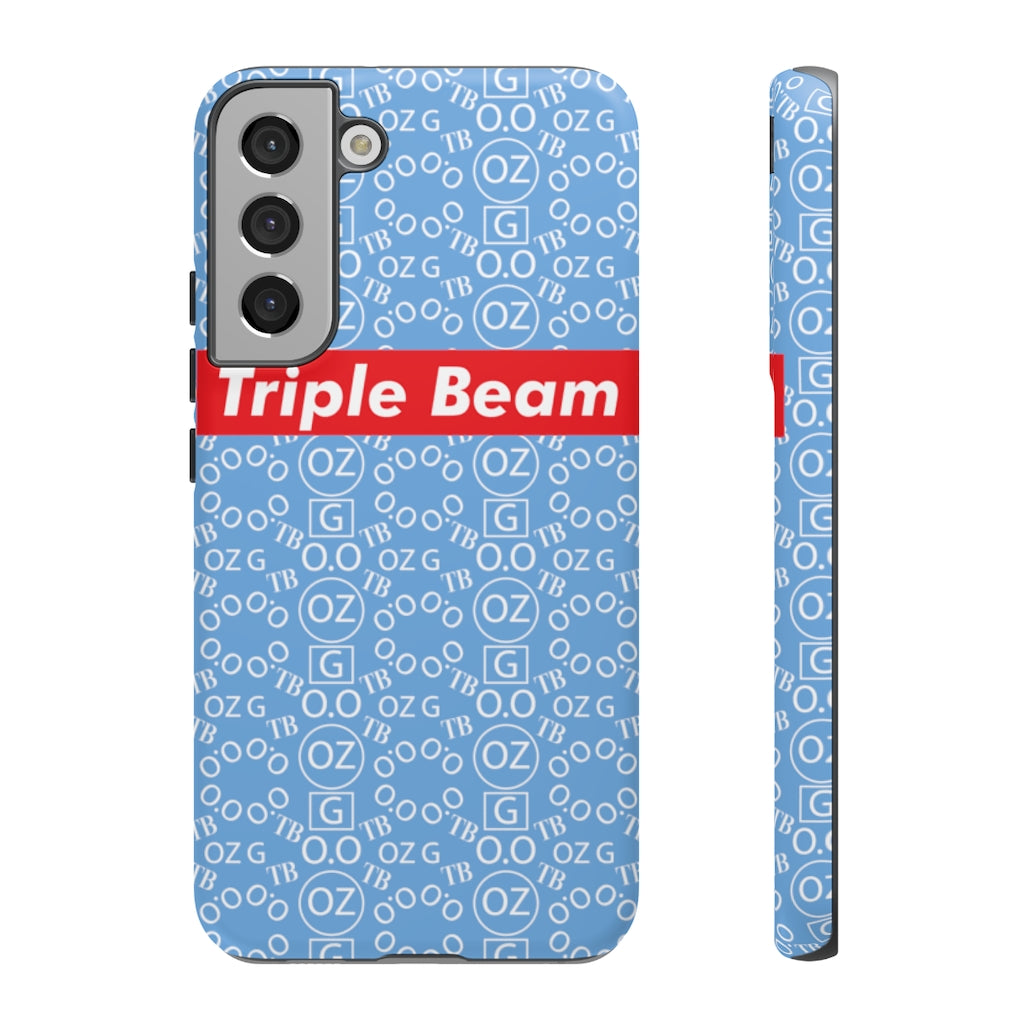 Light Blue Triple Beam Tough Cases