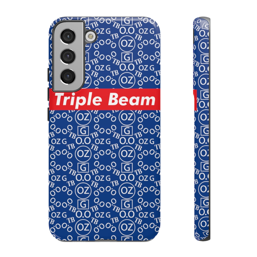 Dark Blue Triple Beam Tough Cases