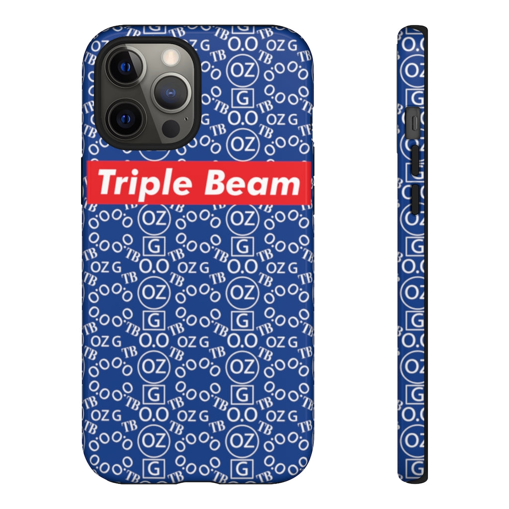 Dark Blue Triple Beam Tough Cases