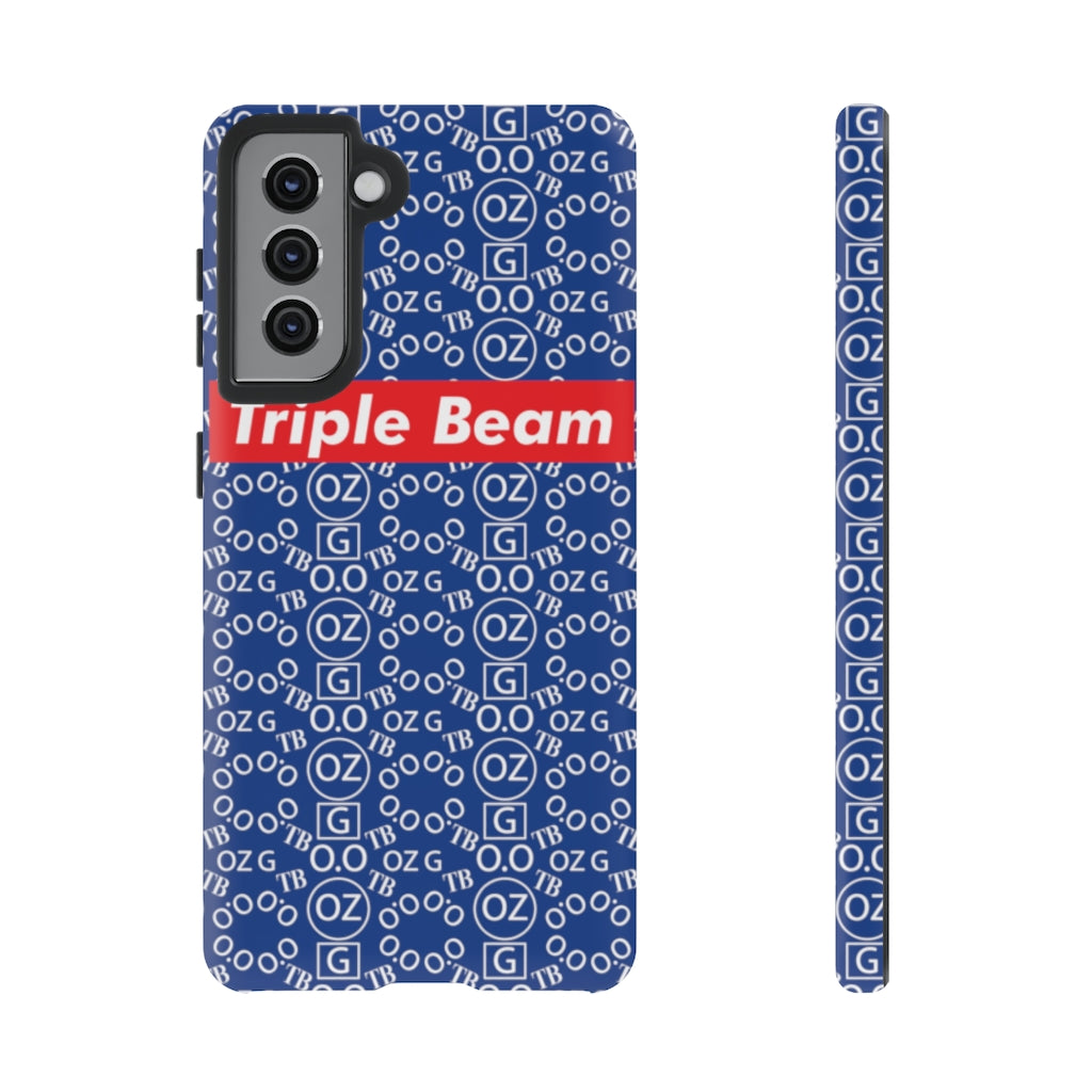 Dark Blue Triple Beam Tough Cases