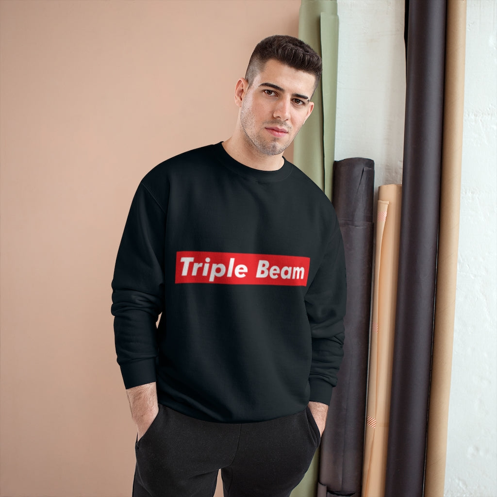 Triple Beam Unisex Champion Sweatshirt