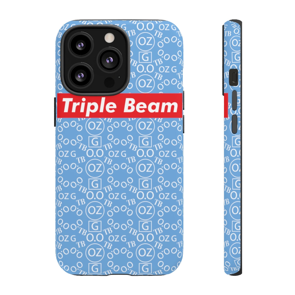 Light Blue Triple Beam Tough Cases