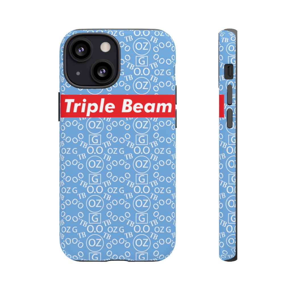 Light Blue Triple Beam Tough Cases