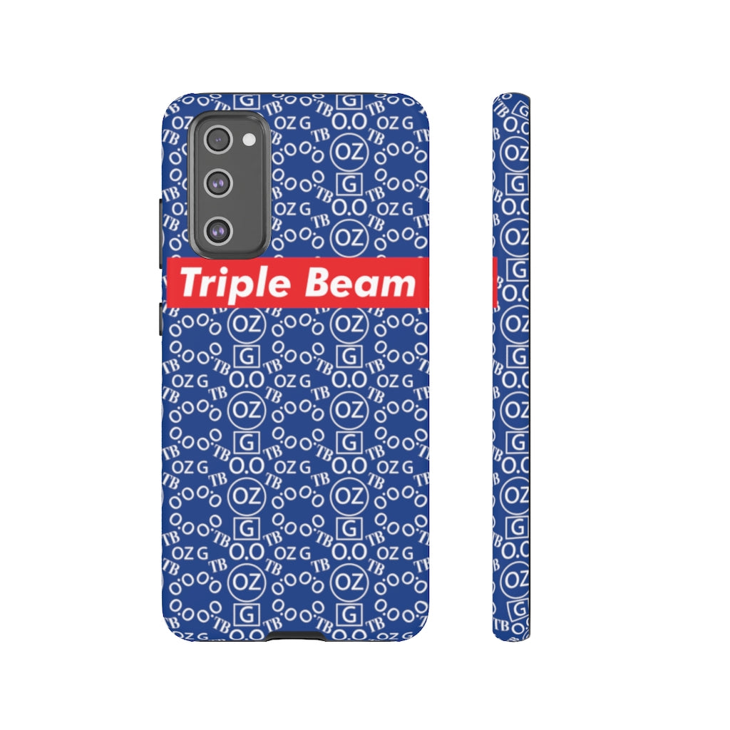 Dark Blue Triple Beam Tough Cases