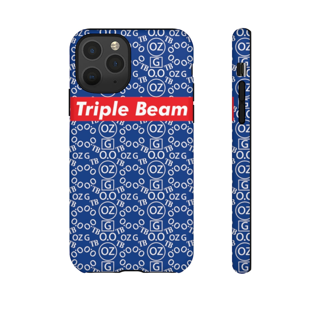 Dark Blue Triple Beam Tough Cases