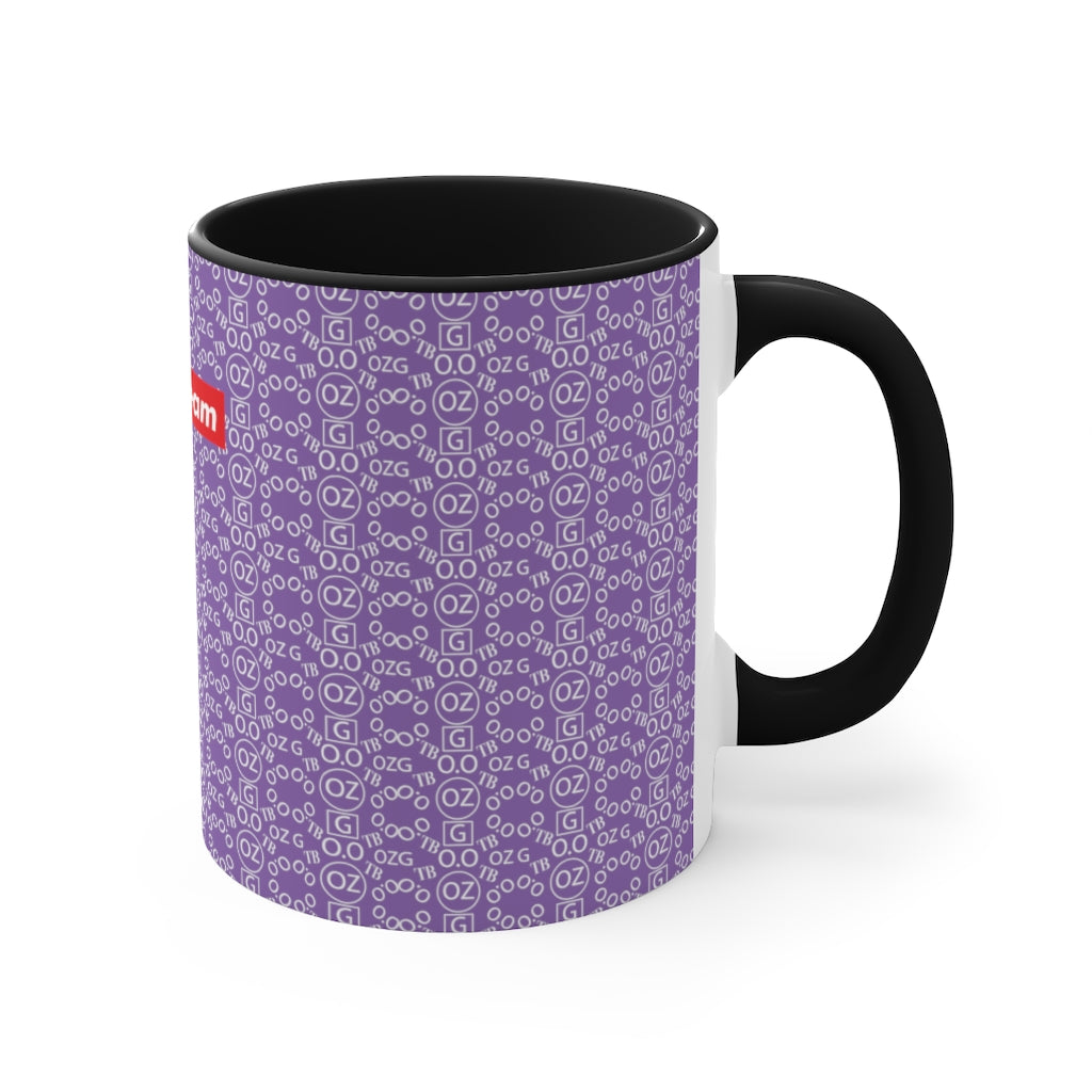 Light Purple Triple Beam Accent Mug