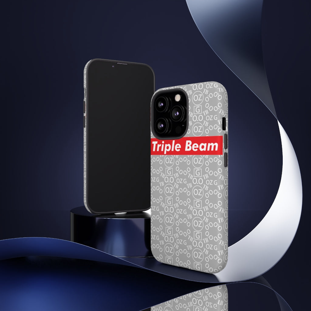 Light Grey Triple Beam Tough Cases