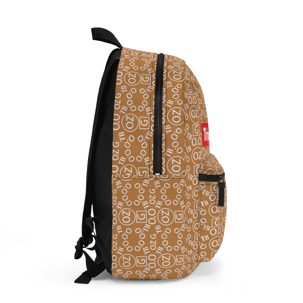 Light Brown Triple Beam Backpack