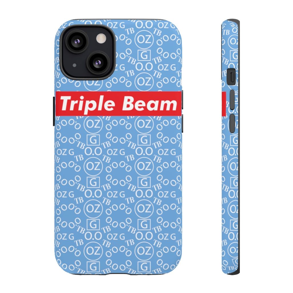 Light Blue Triple Beam Tough Cases