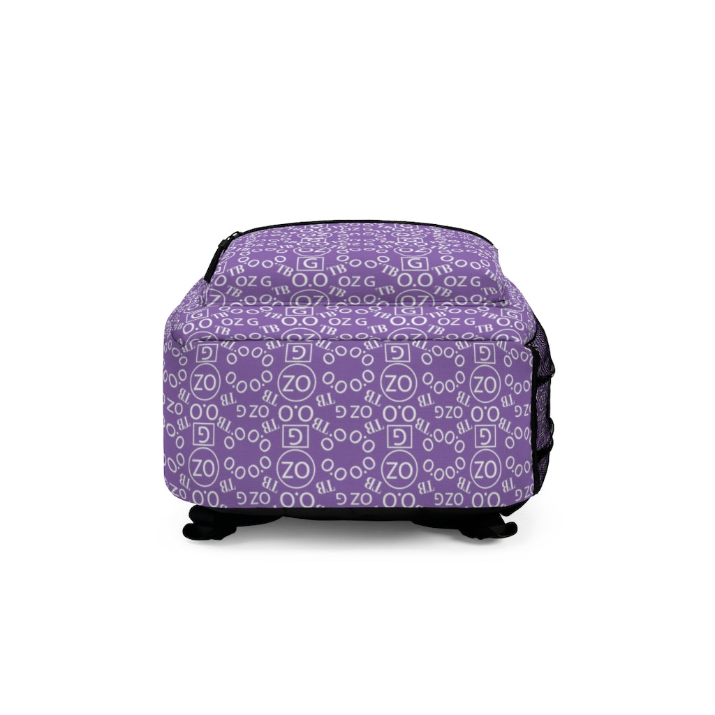 Light Purple Triple Beam Backpack