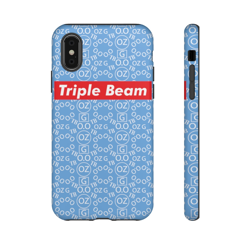 Light Blue Triple Beam Tough Cases