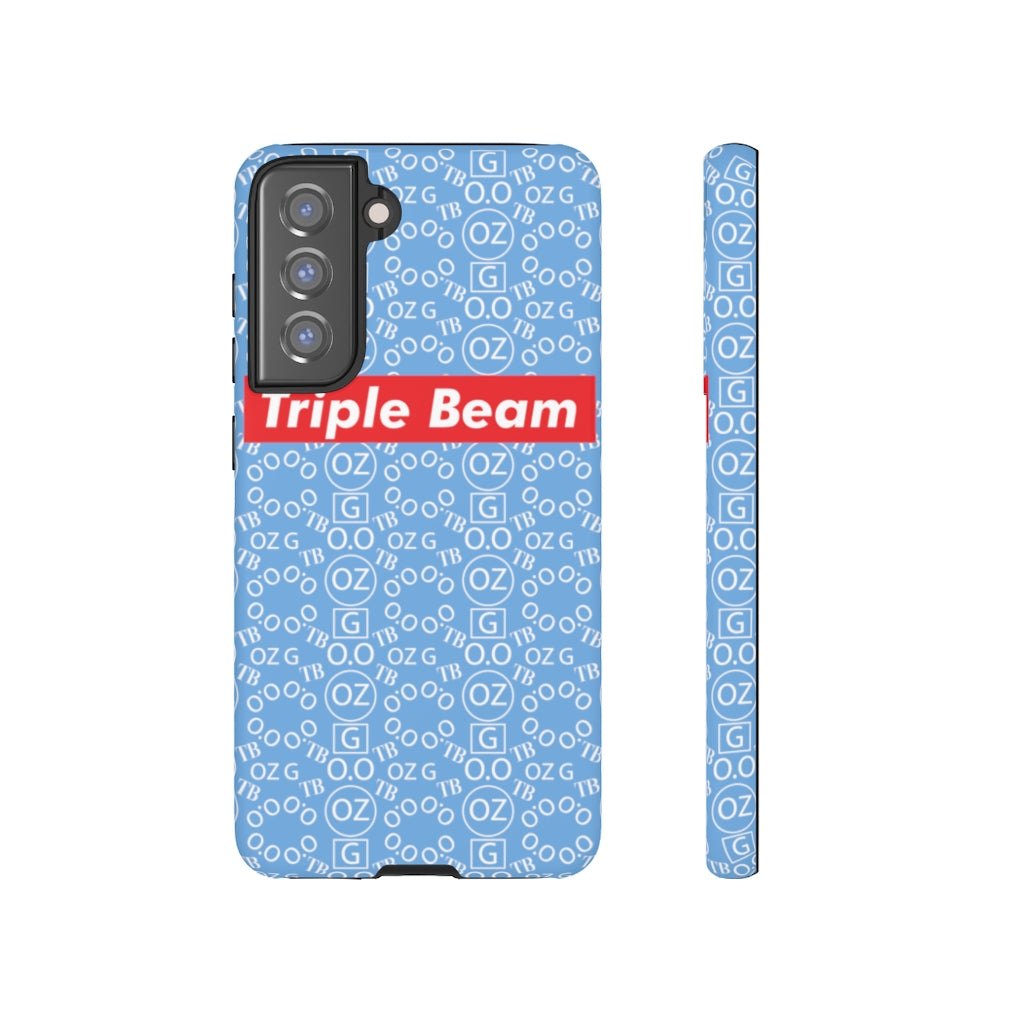 Light Blue Triple Beam Tough Cases