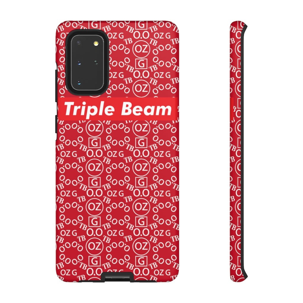 Dark Red Triple Beam Tough Cases