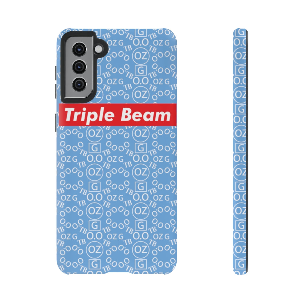 Light Blue Triple Beam Tough Cases