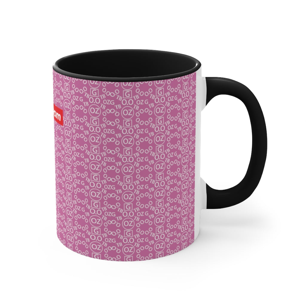 Light Pink Triple Beam Accent Mug