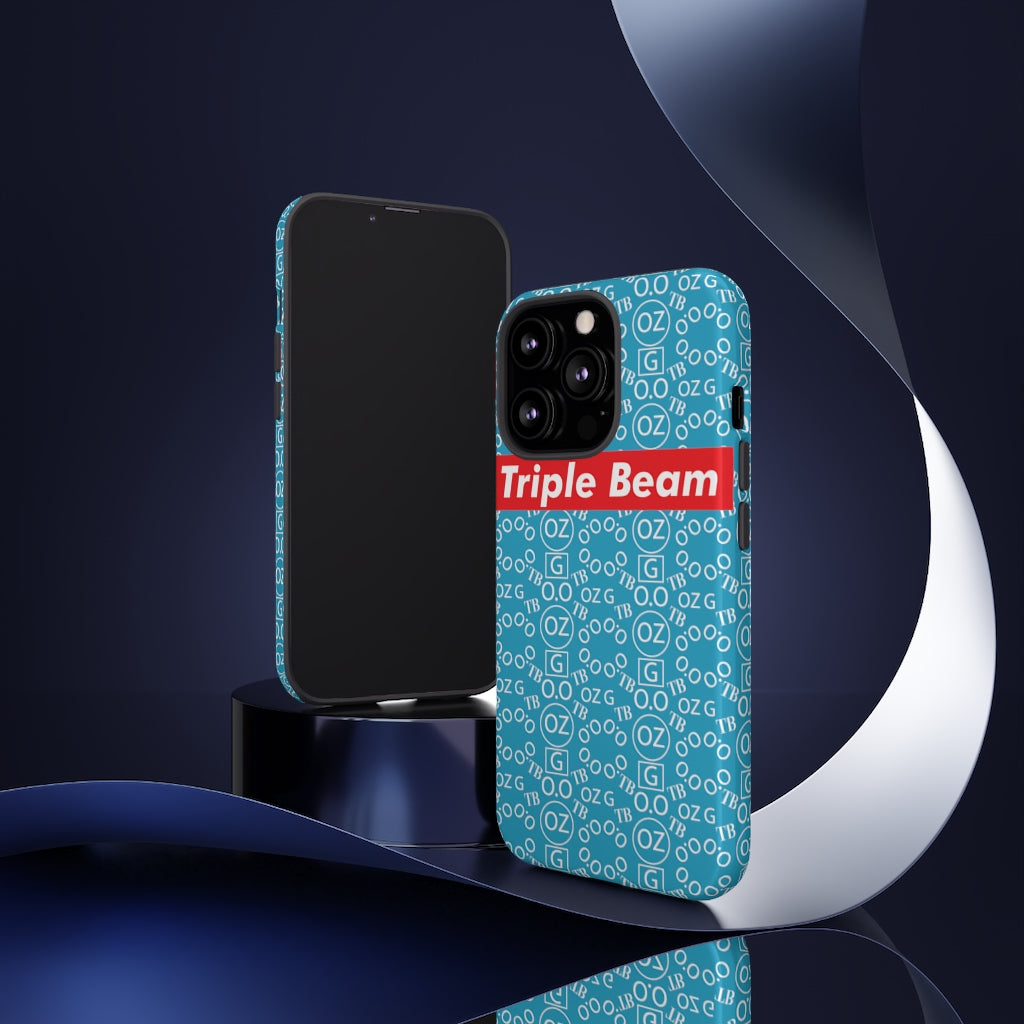 Turquoise Triple Beam Tough Cases