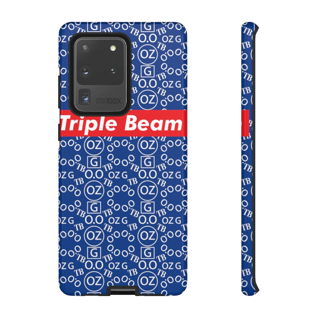 Dark Blue Triple Beam Tough Cases