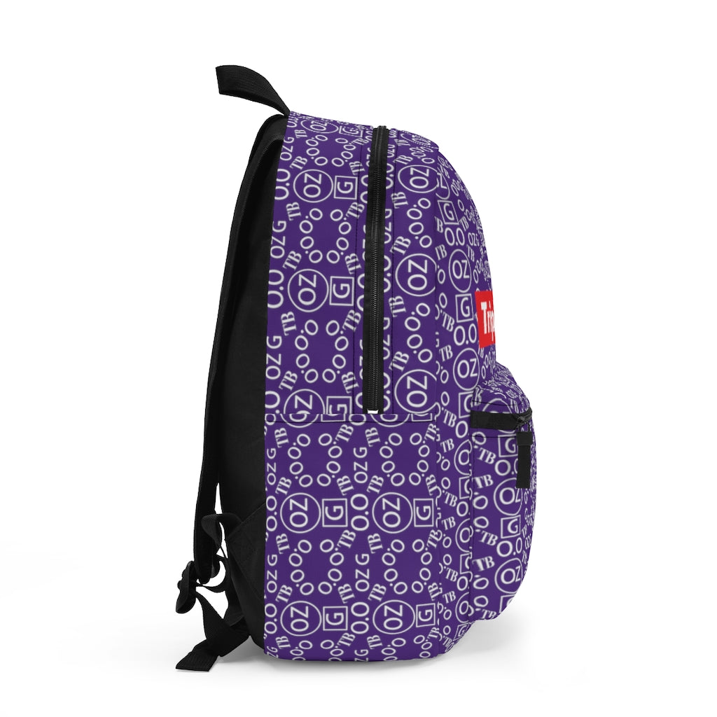 Purple Triple Beam Backpack