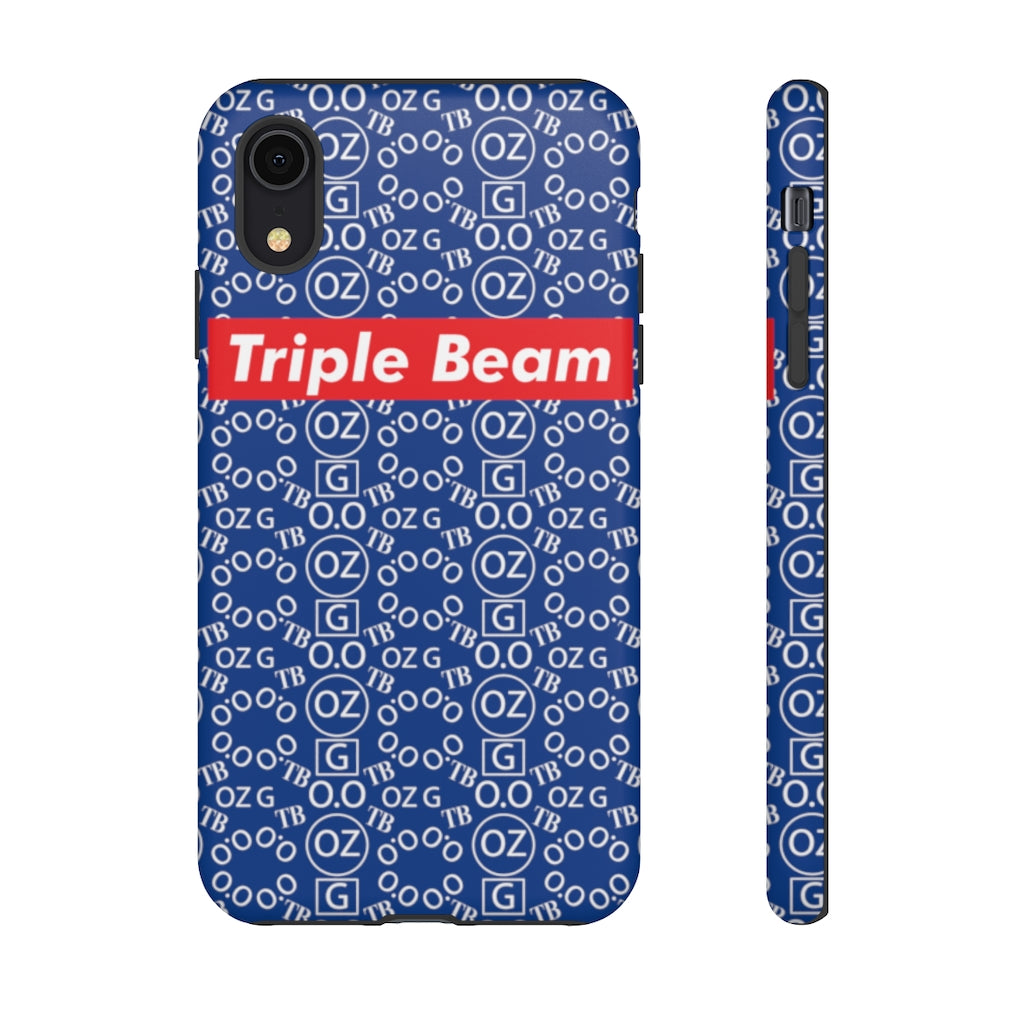 Dark Blue Triple Beam Tough Cases