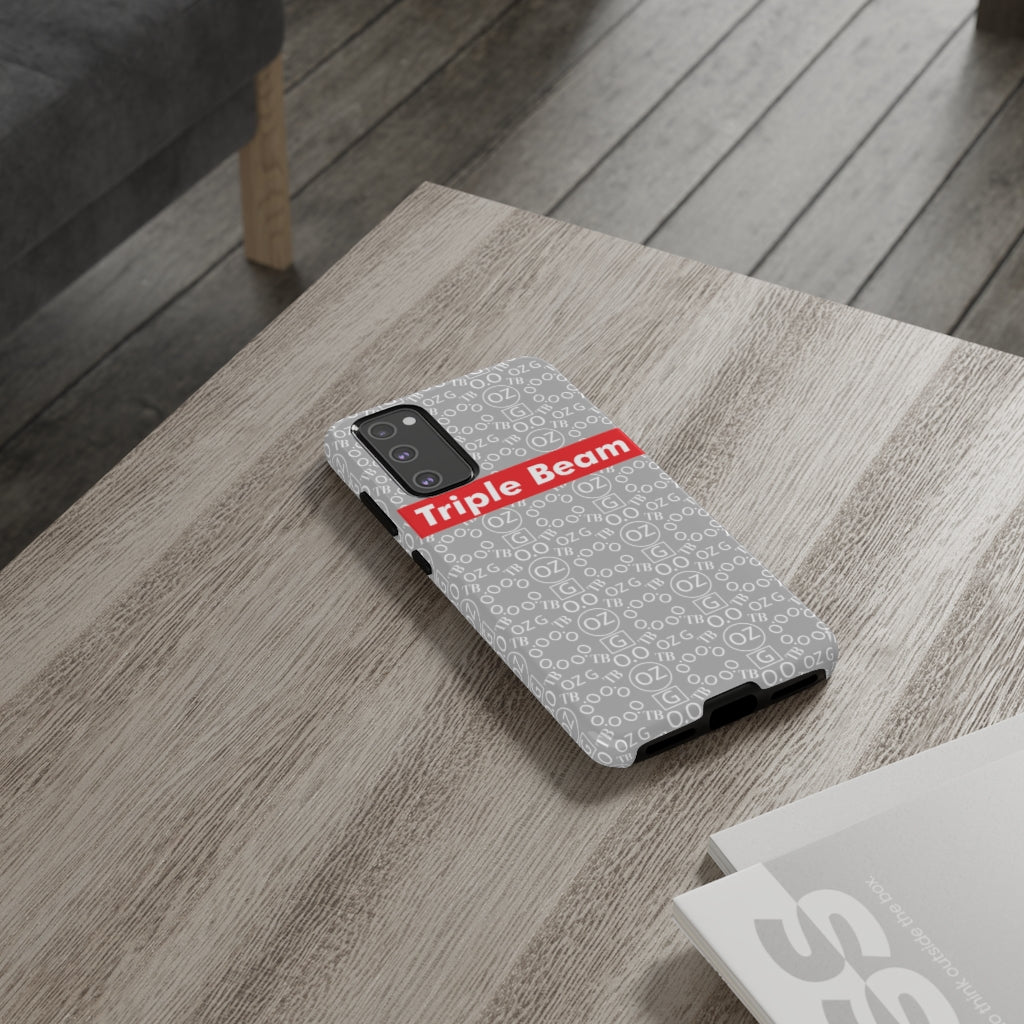 Light Grey Triple Beam Tough Cases