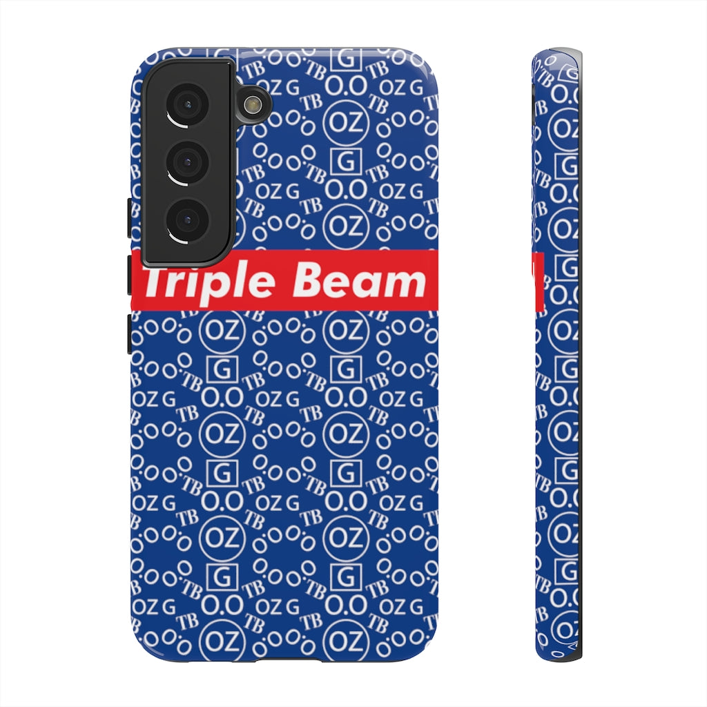 Dark Blue Triple Beam Tough Cases