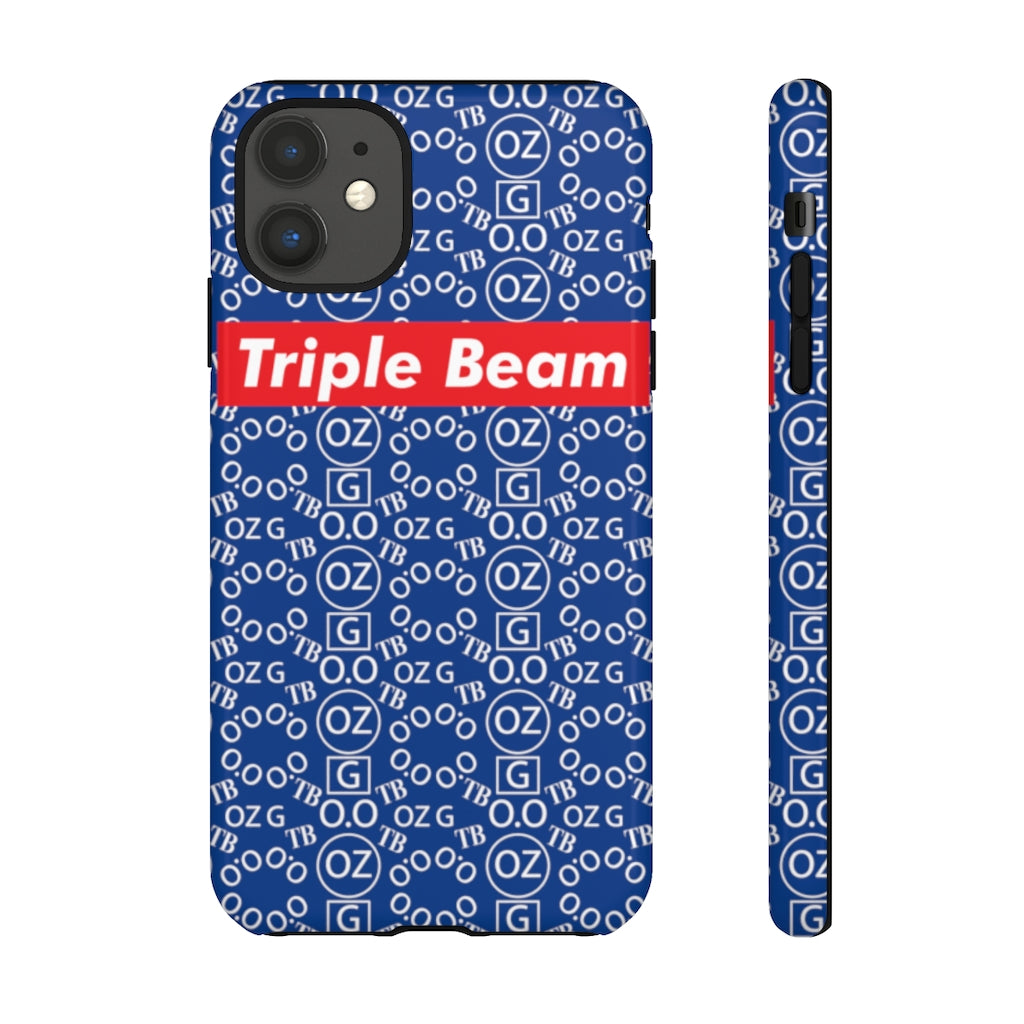 Dark Blue Triple Beam Tough Cases