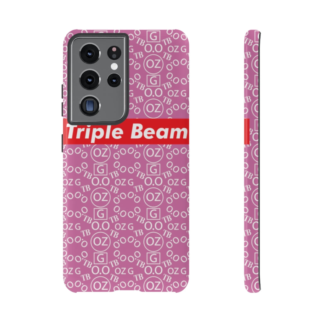 Light Pink Triple Beam Tough Cases