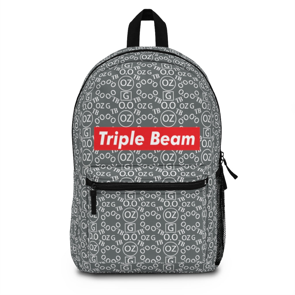 Dark Grey Triple Beam Backpack