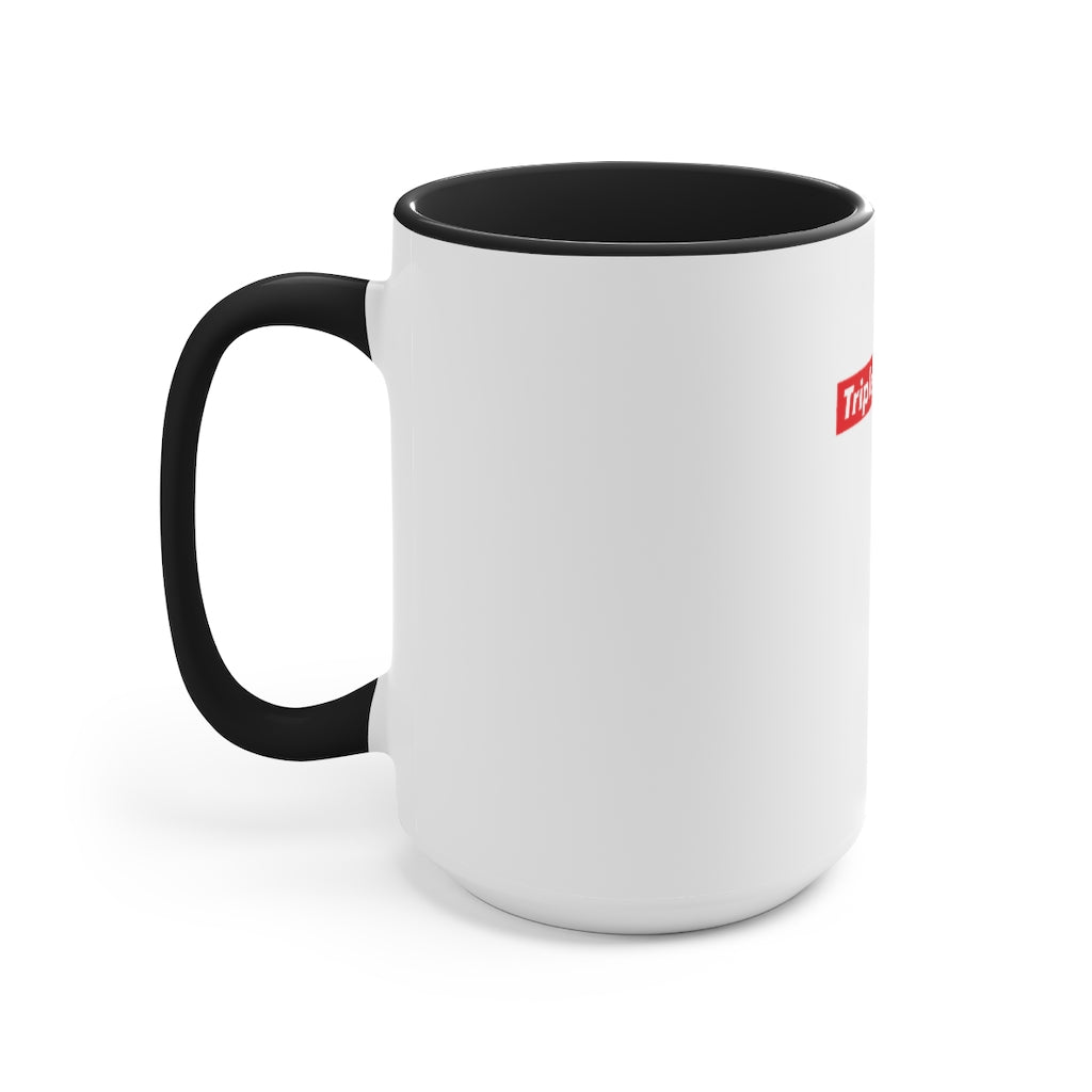 White Triple Beam Accent Mug