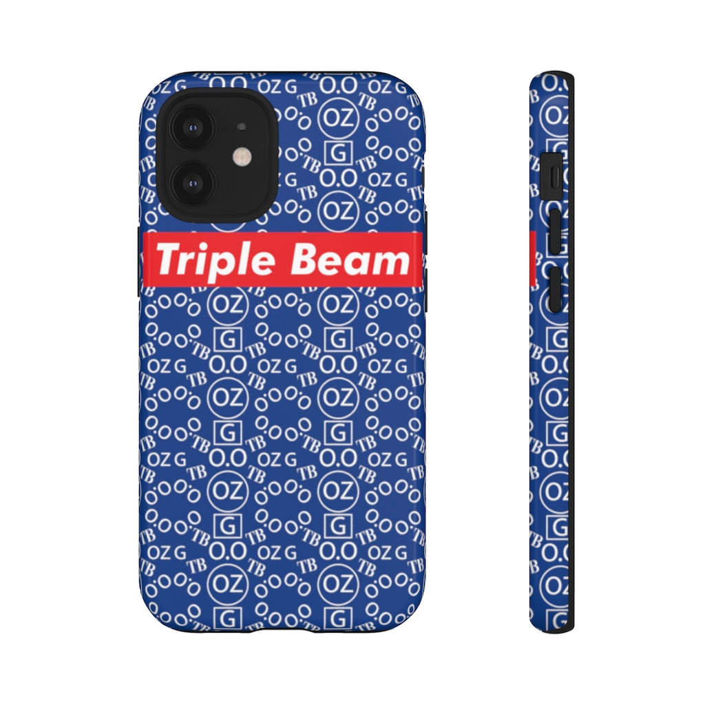 Dark Blue Triple Beam Tough Cases