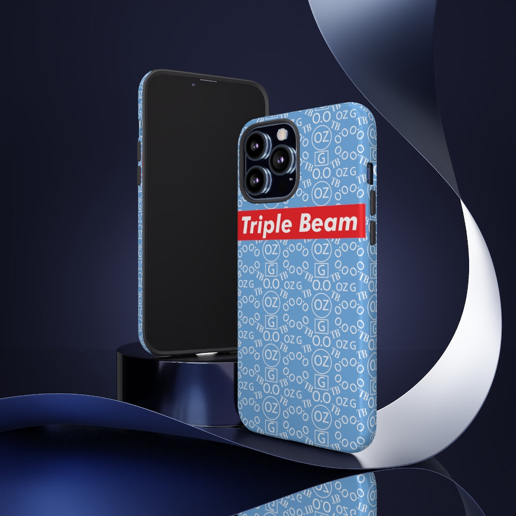 Light Blue Triple Beam Tough Cases