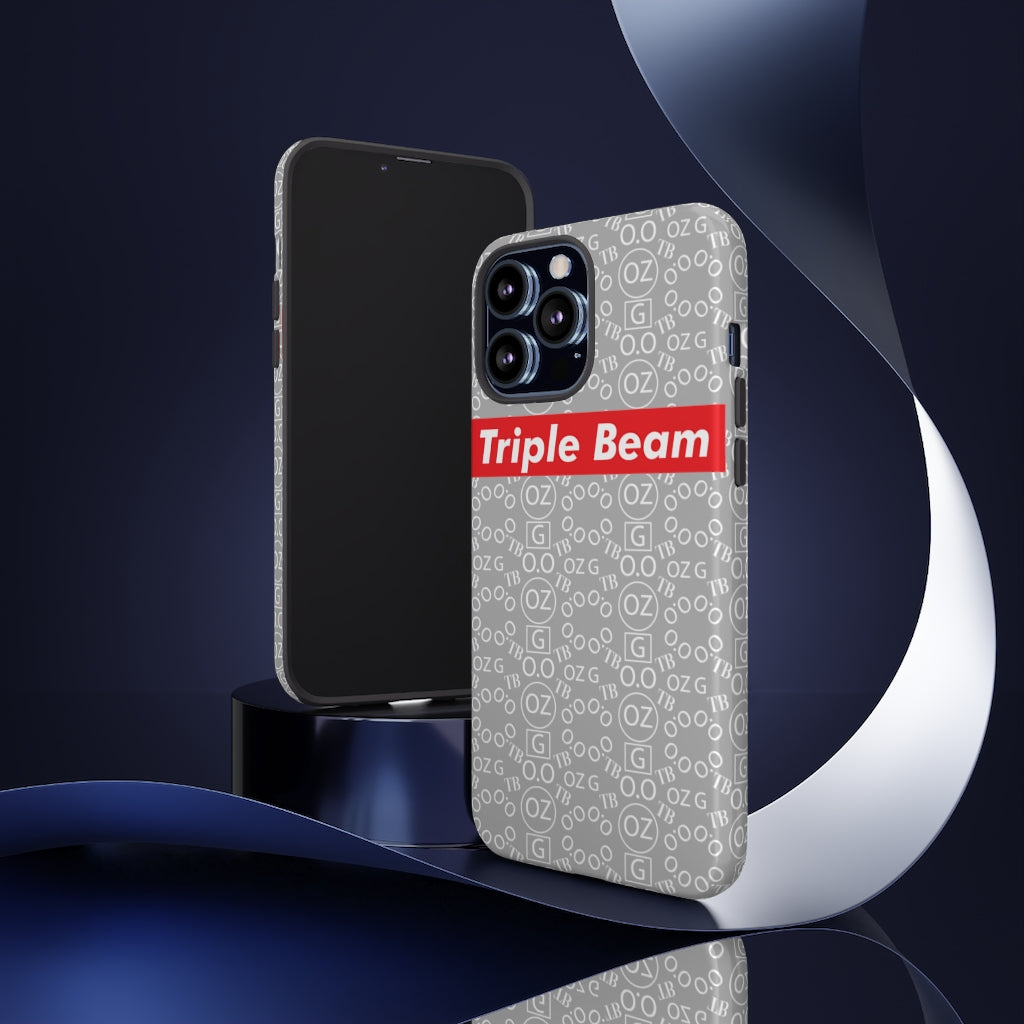 Light Grey Triple Beam Tough Cases