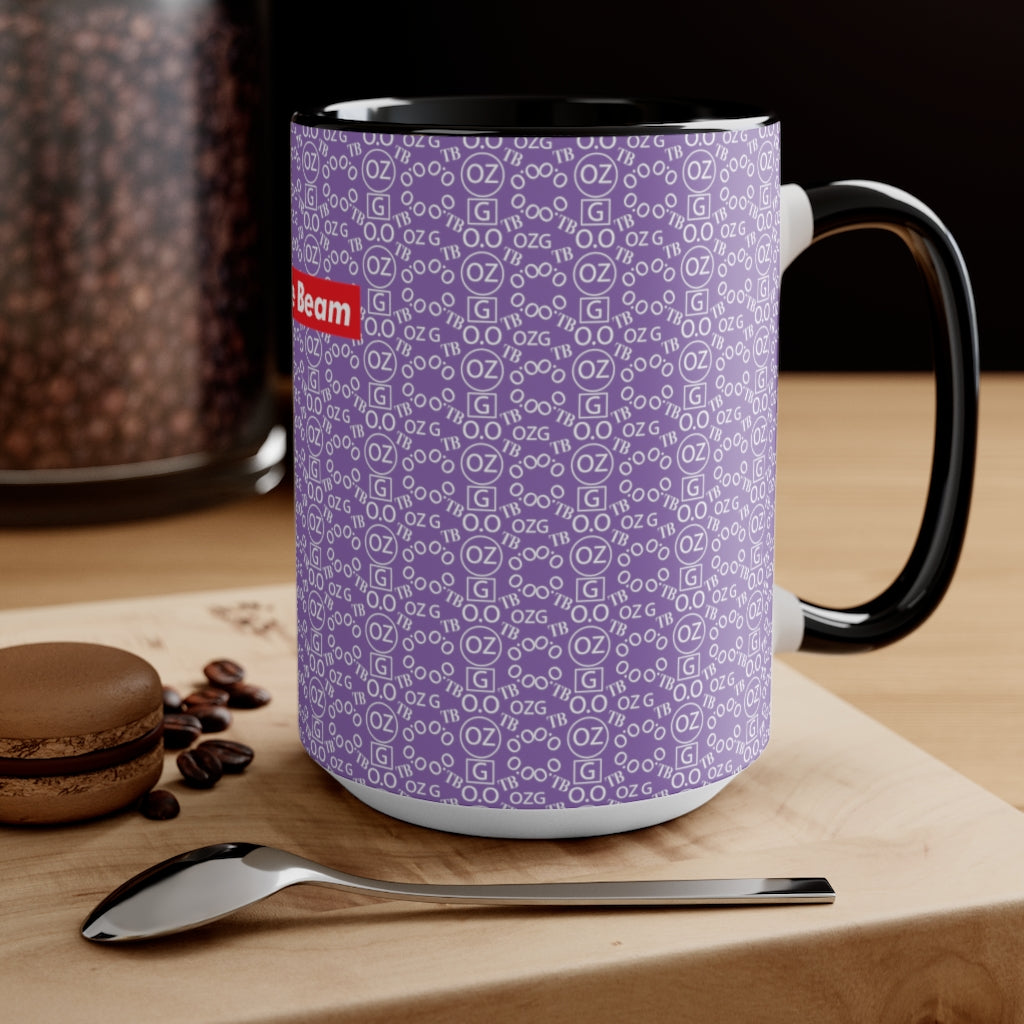 Light Purple Triple Beam Accent Mug