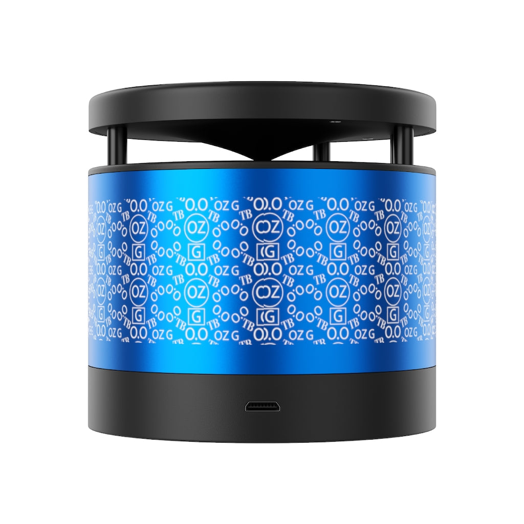 Triple Beam Black Or Royal Blue Metal Bluetooth Speaker and Wireless Charging Pad