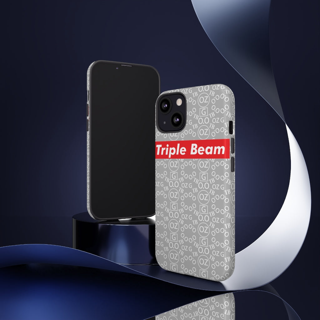 Light Grey Triple Beam Tough Cases