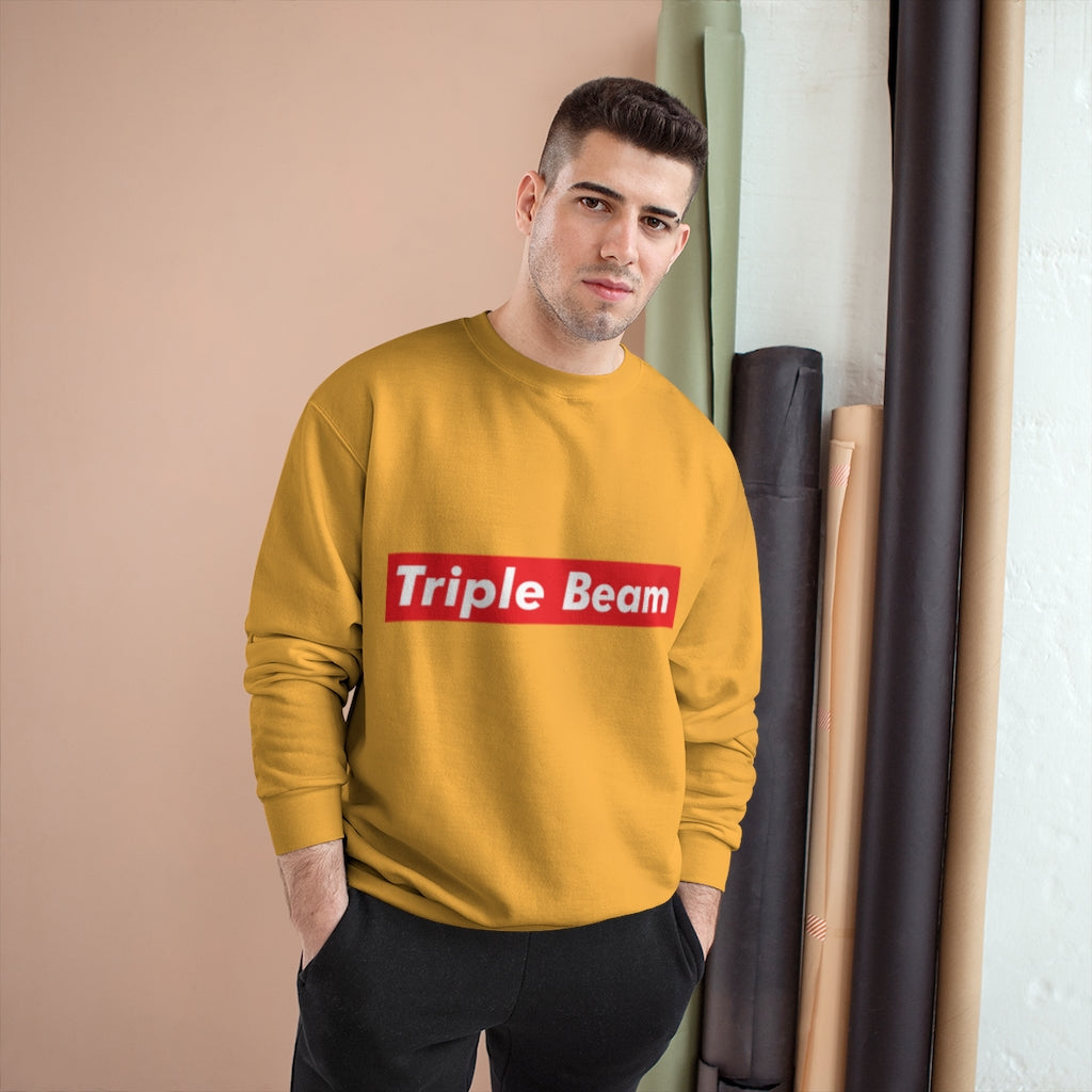 Triple Beam Unisex Champion Sweatshirt