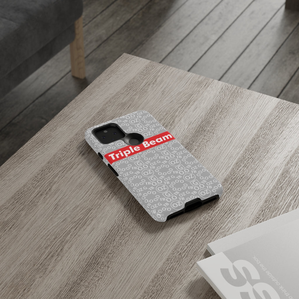 Light Grey Triple Beam Tough Cases