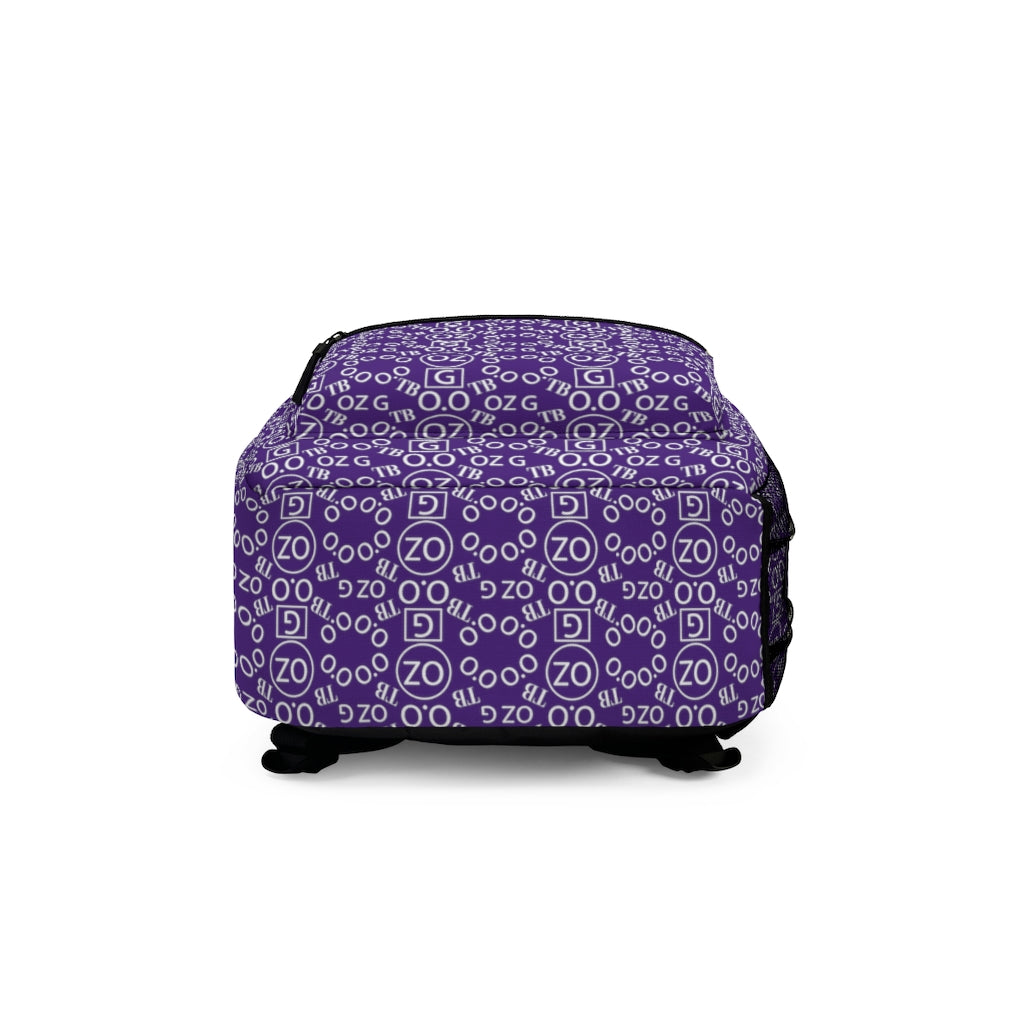 Purple Triple Beam Backpack