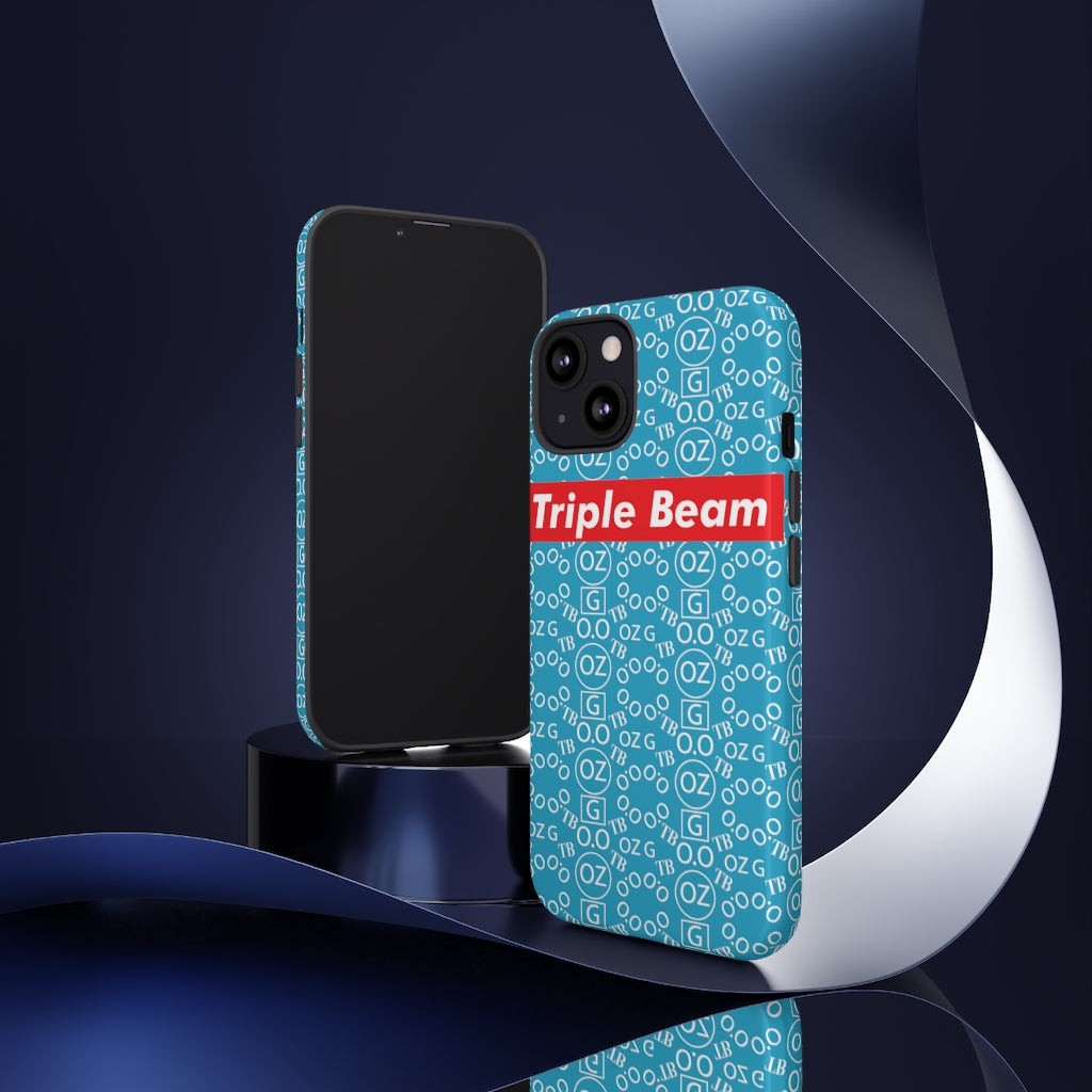 Turquoise Triple Beam Tough Cases