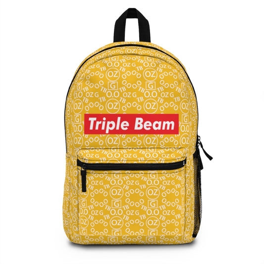 Yellow Triple Beam Backpack