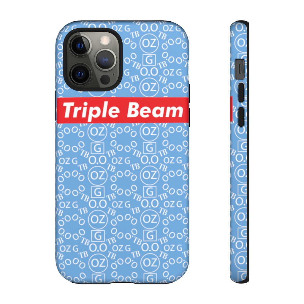 Light Blue Triple Beam Tough Cases