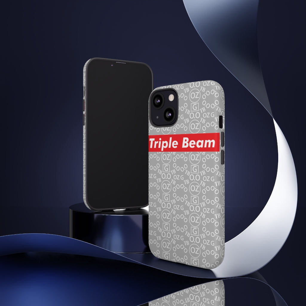 Light Grey Triple Beam Tough Cases