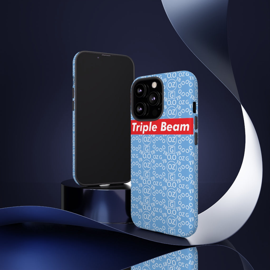 Light Blue Triple Beam Tough Cases